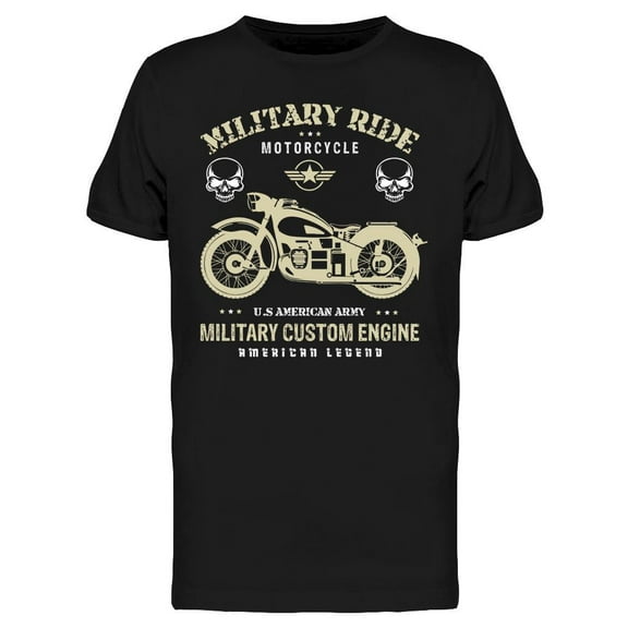 Military Ride T-Shirt Men -Image by Shutterstock, Male Large