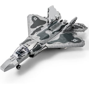 Military Series F-22 Raptor Fighter Jet Air Force Building Block Set (626 Pieces) -Building and Military Toys Gifts for Adult