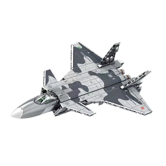 Military Series F-22 Raptor Fighter Jet Air Force Building Block Set (626 Pieces) -Building and Military Toys Gifts for Kid and Adult
