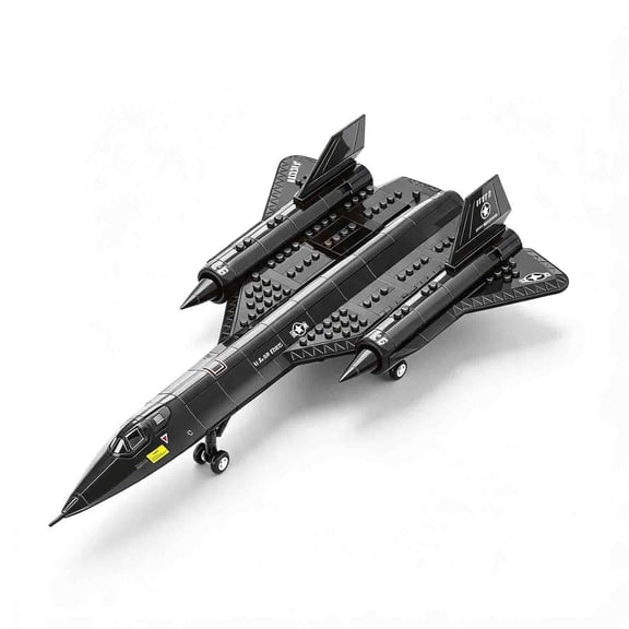 Aasimar Airforce-spy-plane SR-71 blackbird, Military reconnaissance-aircraft-jet-Fighter Compatible With Lego-plane , Airplane-building-block-toy 183 Pcs