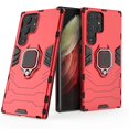 thumbnail image 1 of Military Shockproof for Samsung Galaxy S22 Ultra Protective Case Heavy Duty Armor Rugged Sturdy Phone Cases with Ring Kickstand Bumper Anti-Scratch Cover for Samsung Galaxy S22 Ultra,Red, 1 of 8