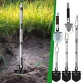thumbnail image 1 of Military Shovel under $5! CQCYD Military Folding Shovel, Multifunctional Outdoor Survival Shovel, Manganese Steel Portable Shovel, Camping Digging Tool, Emergency Car Spade, 1 of 4