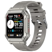 TIGRADE 1.91-inch Mens Smartwatch with 100+ Sport Modes, Call Answer/Dial/IP68 Water Resistant, Mens Good Gift and Fits for Android and Iphone, GREY