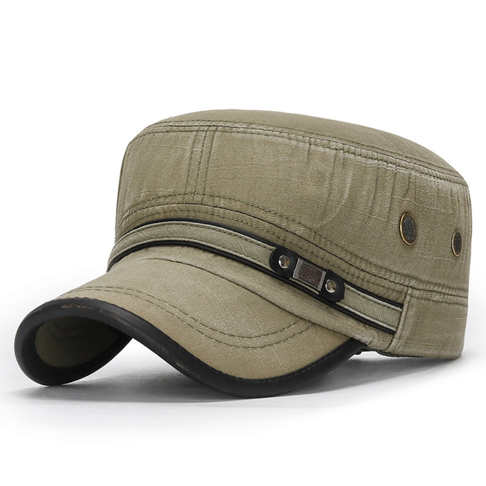 Casquette Militaire XYIYI - Coton Lavé Vintage - Taille Réglable - Unisexe Homme Femme