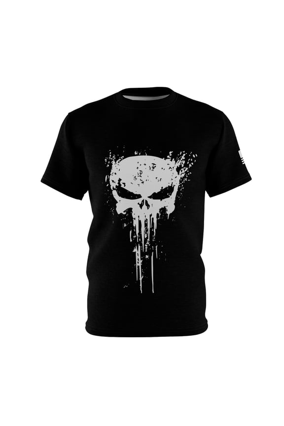 Military Style Camo Skull T-shirt