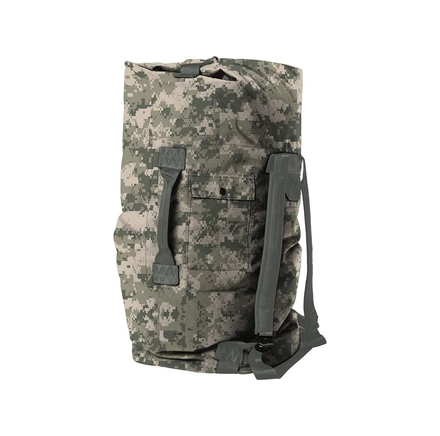 Military Style Duffle Bag, Cordura Nylon, 2 Carrying Straps, Backpack