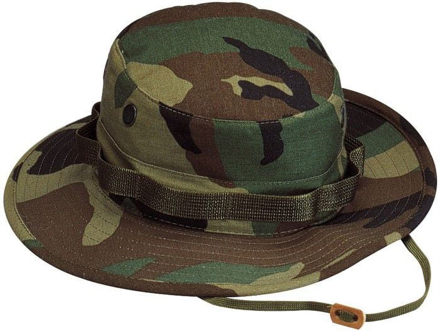 Military Style Twill Boonie, US Made Camouflage Boonie hats - Walmart.com