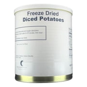 Military Surplus Freeze-Dried Diced Potatoes, Fully Cooked Shelf Stable Potatoes, 32 oz #10 Can, Up to 25+ Year Shelf Life, Emergency Food Storage