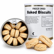 Military Surplus Freeze Dried Emergency Food Baked Biscuits 10-12 Biscuit/ #10 Can - 1 Can