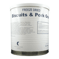 thumbnail image 1 of Military Surplus Freeze Dried Long Storage Food for Emergency Biscuits and Gravy #10/18oz/8 Servings/Can- 1 Can, 1 of 6