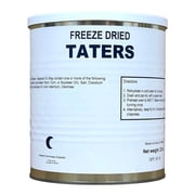 Military Surplus Freeze-Dried Potato Tater Tots, Shelf Stable Emergency Food, 22 oz #10 Can, Up to 25+ Year Shelf Life, Long-Term Food Storage