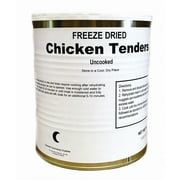 Military Surplus Uncooked Freeze Dried Chicken Tenders Emergency Preparedness Survival Food for Camping and Backpacking with 18-22 Servings/13oz/Can- 1 Can