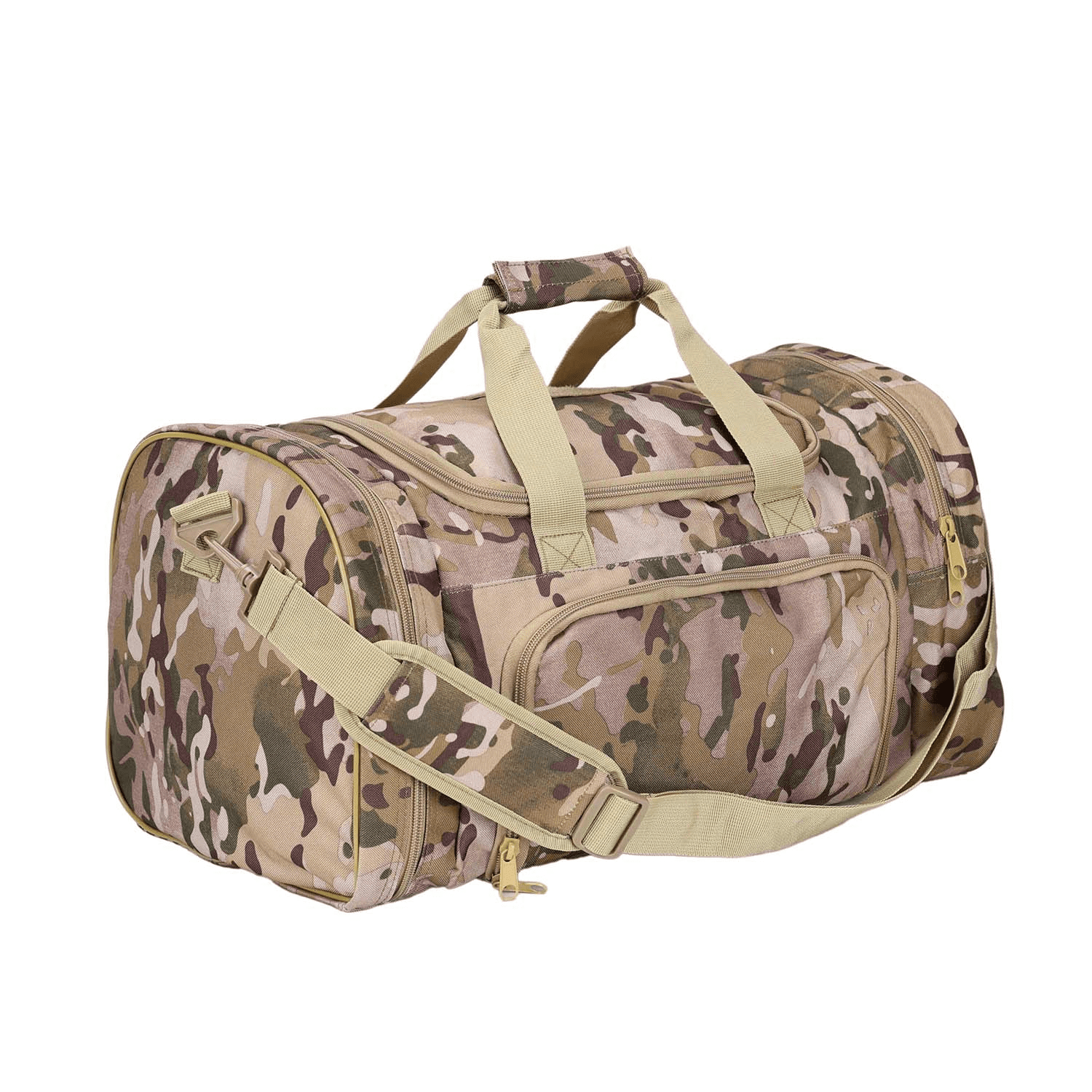 Military Tactical Duffel Bag With Shoe Compartment - 45L, Water Resistant, For Gym, Travel & Camping 3 thumbnail image
