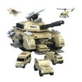 thumbnail image 1 of Military Tank Toy Playset, Military Army Tank Toys with 19 Pcs Army Men, 1 Tank, 11 Soldier, 6 Military Vehicles, 1 Pull Back Fighter Yets, Army Toy Gifts for Toddler Kids Boys Ages 3 4 5 6 Years Old, 1 of 8