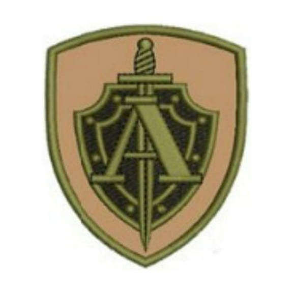 Military Theme Special Forces Shield - 3" - Tactical Embroidered Hook and Loop Patch Badge DIY Application Appliques