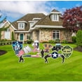 thumbnail image 1 of Military Theme Yard Decorations Set, 13pcs, Includes Stakes (13225), 1 of 8