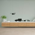thumbnail image 1 of Military Truck Vehicle Military Swat Team Army Men Soldier Wall Sticker Art Decal for Girls Boys Room Rooms Playroom Bedroom Gym House Home Decor Stickers Walls Art Vinyl [Style 3] Size (18x20 inch), 1 of 2