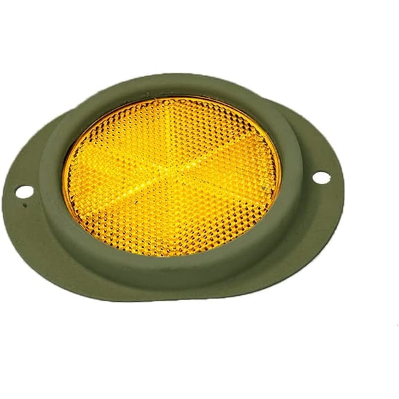 Military Vehicle Reflector - single - Green/ Amber