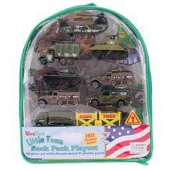 Military Vehicles Backpack Playset