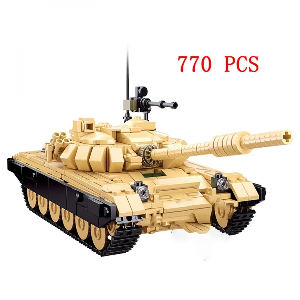 Military Vehicles Tank Sets SWAT Army City Police T34 Model Building Blocks DIY Brick Kids Toys ...