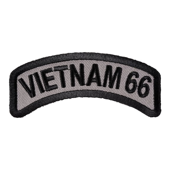 Vietnam 66 Rocker Patch, Vietnam Veteran Patches.