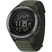 Military Watches for Men Tactical Digital Sport Watch Waterproof Army Outdoor Nylon Strap Electronic Mens Watch LED Luminous Alarm Stopwatch Relojes para Hombres