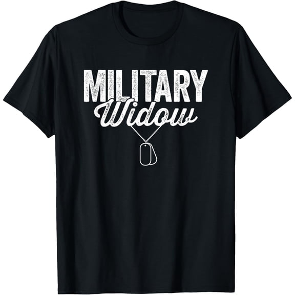 Military Widow Soldier Veterans Day T-Shirt Tops Tee