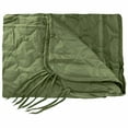 thumbnail image 1 of Military Woobie Poncho Liner, Nylon Ripstop Shell, Polyester Insulation, Sleeping Bag, Blanket, Carrying Sack, Made in USA, OD, 1 of 1