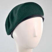 Military Wool Beret - 8 - Green