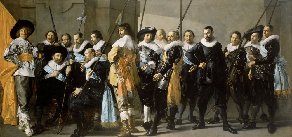 Militia Company Of District Xi Under The Command Of Captain Reynier Reael Canvas Art - (36 x 24)