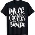 thumbnail image 1 of Milk And Cookies For Funny Graphic Tees For Women and Men T-Shirt, 1 of 4
