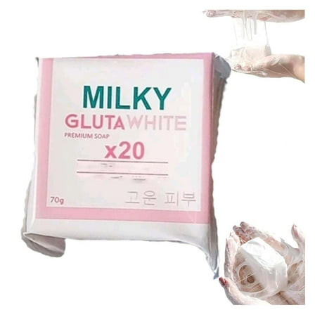 Milk Bar, Natural Goat Milk Soap Bar, Collagen Milk Soap, Hydrating Face & Body Bar, Gentle, Nourishing Cleanser for Soft, Radiant Skin, Natural Handmade Soap for Face and Body, 2.47oz