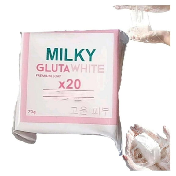 Milk Bar, Natural Goat Milk Soap Bar, Collagen Milk Soap, Hydrating Face & Body Bar, Gentle, Nourishing Cleanser for Soft, Radiant Skin, Natural Handmade Soap for Face and Body, 2.47oz