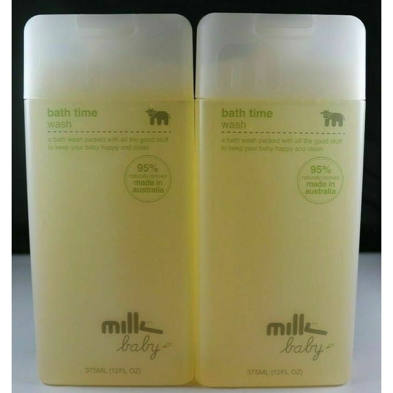 Milk Bath Baby Kids Children Infant bath time Bathing Natural Allergy Safe Lavender oil chamomil Milk & Co. 2 PK