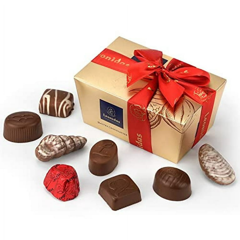 Leonidas Milk Belgian Chocolate Assortment in Ballotin Gift Box – 1 LB /  453 G