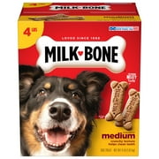 Milk Bone Original Biscuits, Medium Dog Treats, 4 lb box.