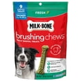 thumbnail image 1 of Milk Bone Brushing Chews Original Fresh Flavor Daily Dental Dog Treats, Small/Medium, 7.1 oz Bag, 1 of 12