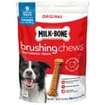 thumbnail image 1 of Milk Bone Brushing Chews Original Chicken Flavor Daily Dental Dog Treats, Small/Medium, 7.1 oz Bag, 1 of 13