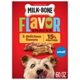 thumbnail image 1 of Milk Bone Flavor Snacks Small Dog Biscuits, Flavored Crunchy Dog Treats, 60 oz Box, 1 of 14
