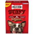 thumbnail image 1 of Milk Bone GravyBones Dog Biscuits, Gravy Coated Small Dog Treats, 60 oz Box, 1 of 12