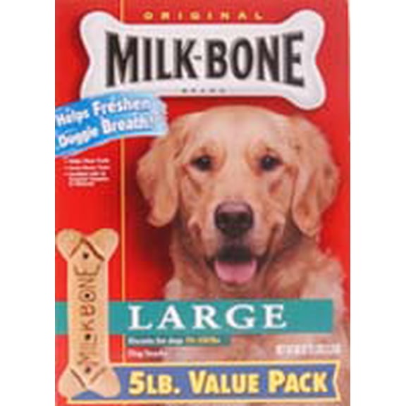 Milk-Bone Large Biscuit Dog Treat, 5 Lbs.