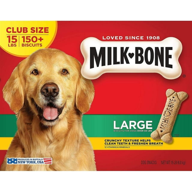 Milk-Bone Large Dog Treats, Wholesome and Delicious Joy (240 Oz ...