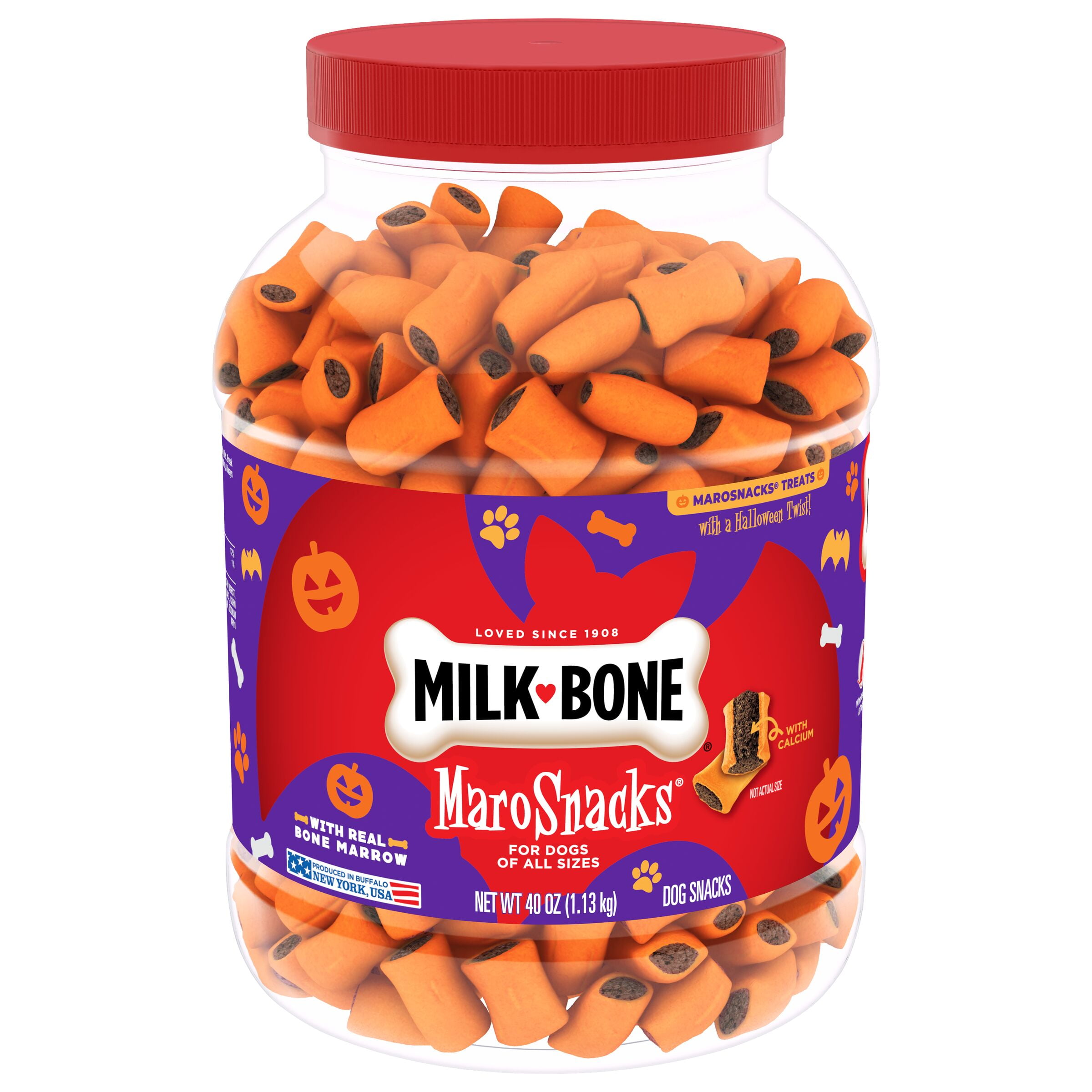 MilkBone MaroSnacks Dog Snacks, Halloween Dog Treats, 40Ounce