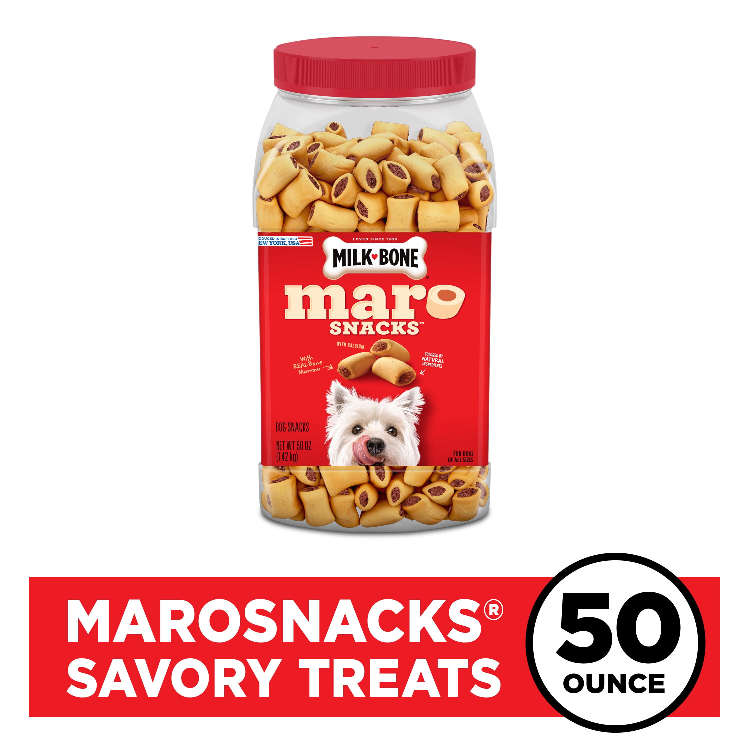 MilkBone MaroSnacks Dog Snacks Small, 50Ounce (Packaging May Vary