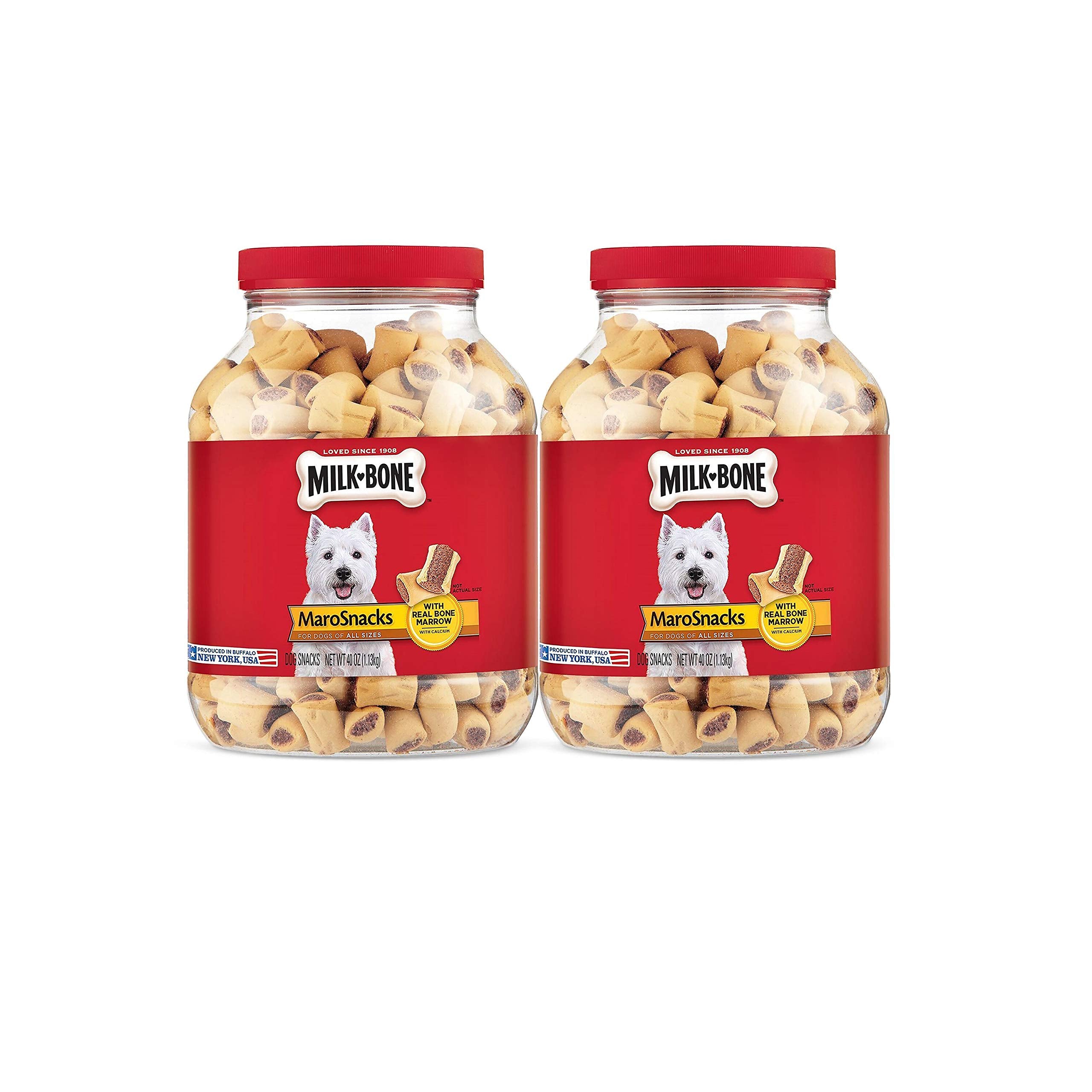 MilkBone MaroSnacks Dog Treats for Dogs of All Sizes, 40 Ounces All