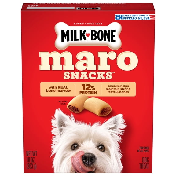 Milk Bone MaroSnacks Small Dog Treats With Bone Marrow, 10 ozs