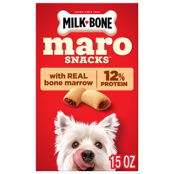 Milk Bone MaroSnacks Small Dog Treats With Bone Marrow, 15 ozs