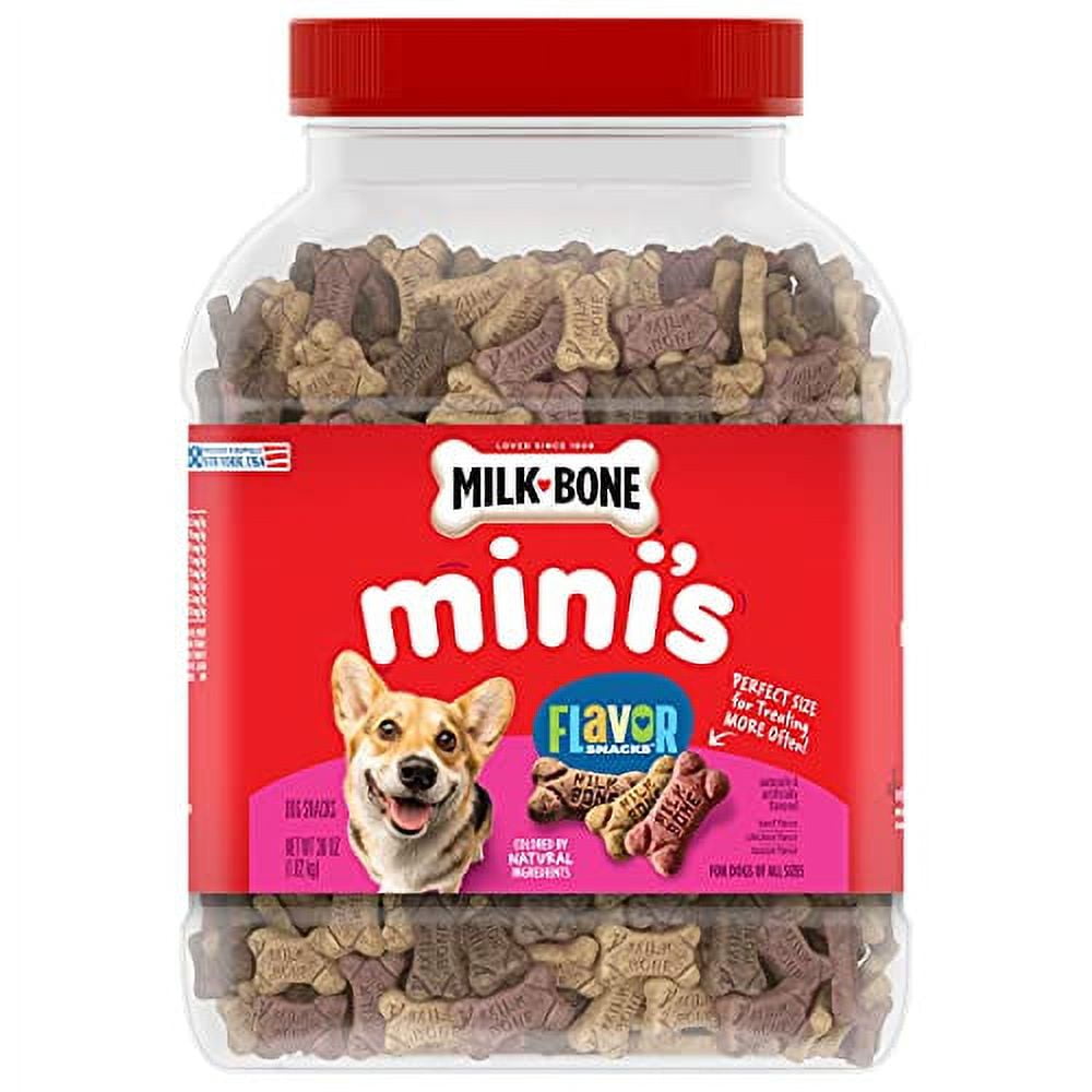 Milk-Bone Mini's Flavor Snacks Dog Treats, 36 Ounce (Packaging May Vary)