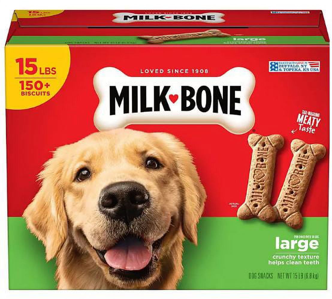 MilkBone Original Crunchy Dog Biscuits, Large (15 lbs.)