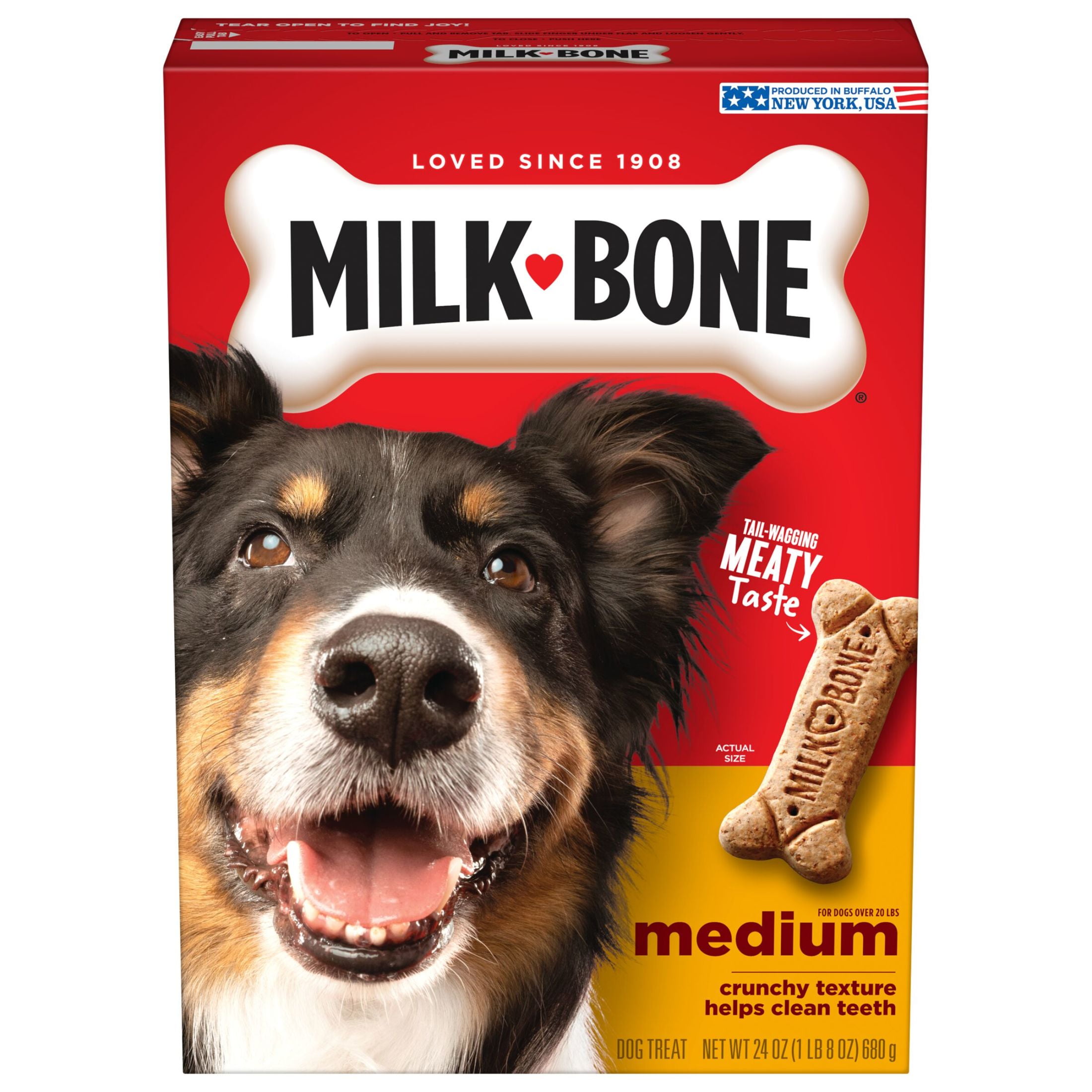 Milk Bone Original Biscuits, Medium Dog Treats, 24 oz
